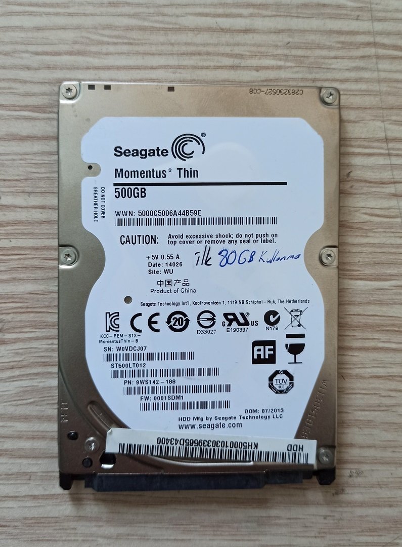 Arızalı Harddisk Seagate ST500LT012 9WS142-188 100696152 RevC